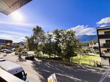 Ausblick vom überdachtem Balkon