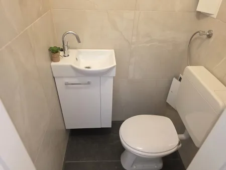 separates, modernes WC