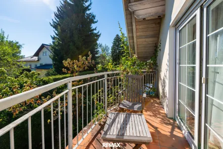 Balkon nach Westen