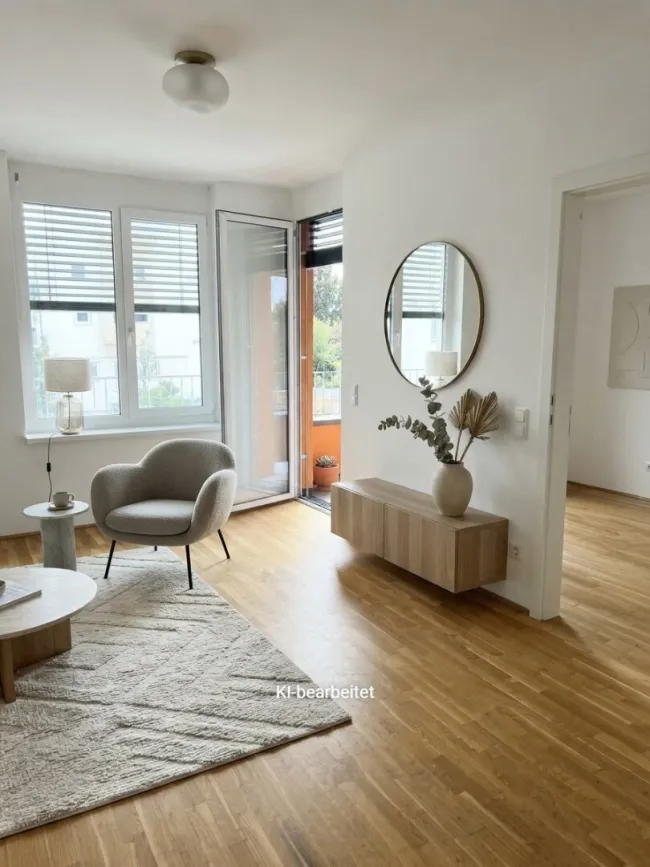 Moderne 1-Zimmer-Wohnung mit Loggia und Top-Anbindung in Graz - Titelbild