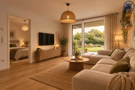 Wohnzimmer (KI-Visualisierung)