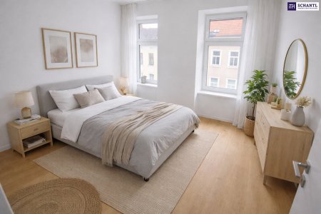 Neu sanierte 2-Zimmer-Wohnung mit Loggia & effizienter Luftwärmepumpe in rundum revitalisiertem Altbauhaus in der Haberlgasse – jetzt besichtigen und begeistern lassen!