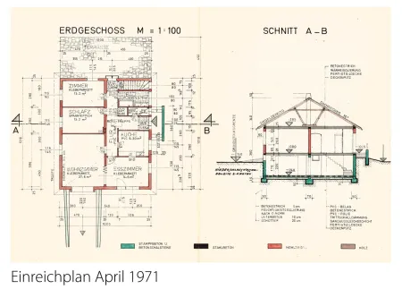 Einreichplan April 1971