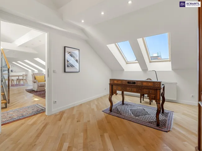Penthouse-Juwel mit Direktlift & Panoramaterrasse – exklusive Residenz in Villa mit nur 3 Einheiten - Bild