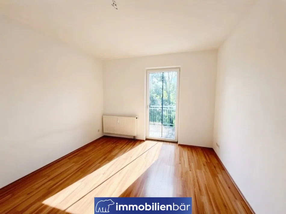 Klein, fein & mit großem Balkon. 2-Zimmer-Wohnung im Gründberghof Linz - Titelbild