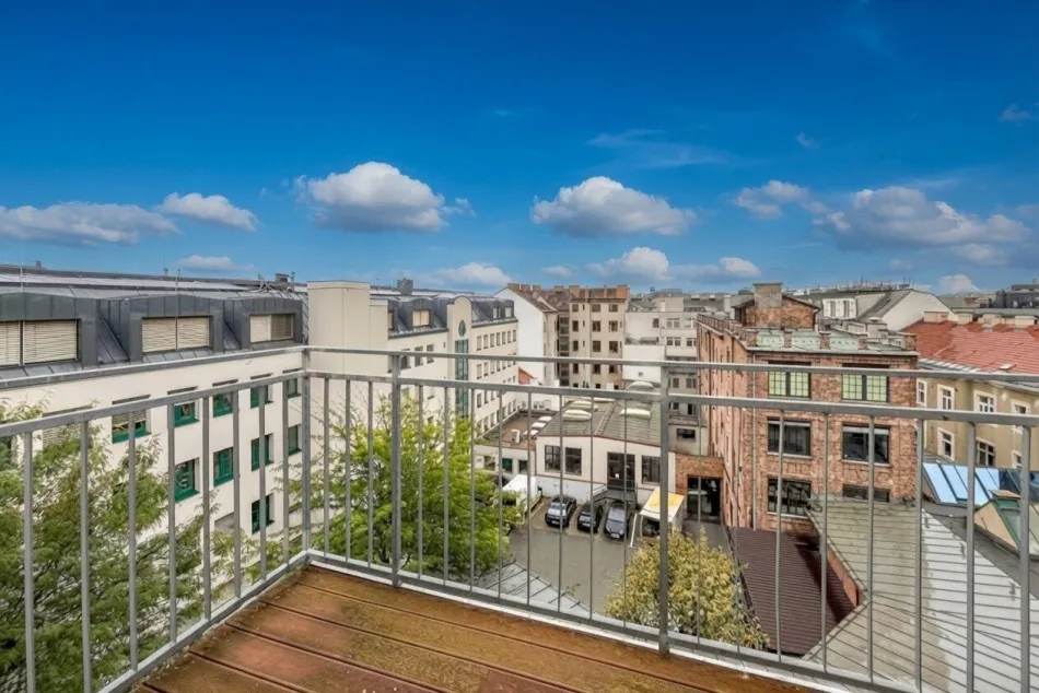 Ausblick vom Balkon