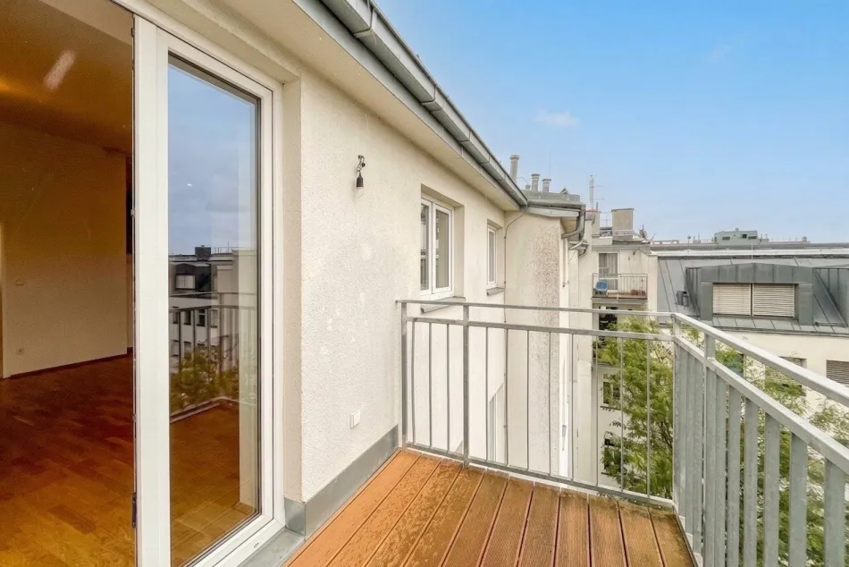 Ausblick vom Balkon