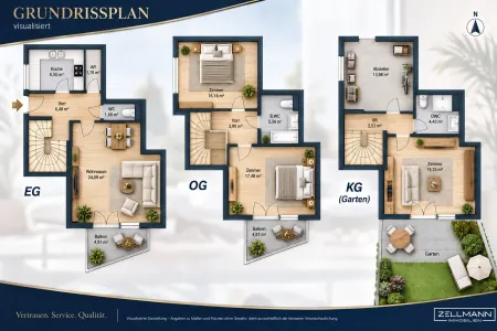Grundriss visualisiert