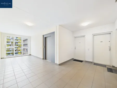 Ansicht Stiegenhaus und Liftanlage