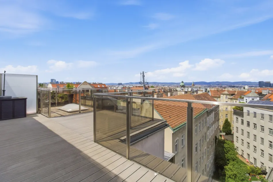 Über den Dächern von Wien: 2,5-Zimmer-Maisonette mit Sonnenterrasse, U1 Troststraße - Bild