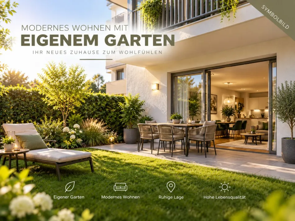 Perfekte Gartenwohnung in Liebenau mit Tiefgarage - Titelbild