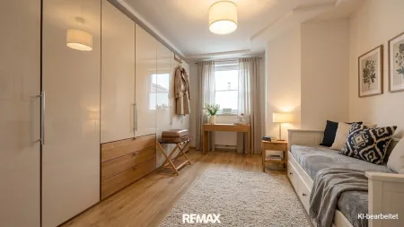 Gästezimmer mit KI Gestaltung