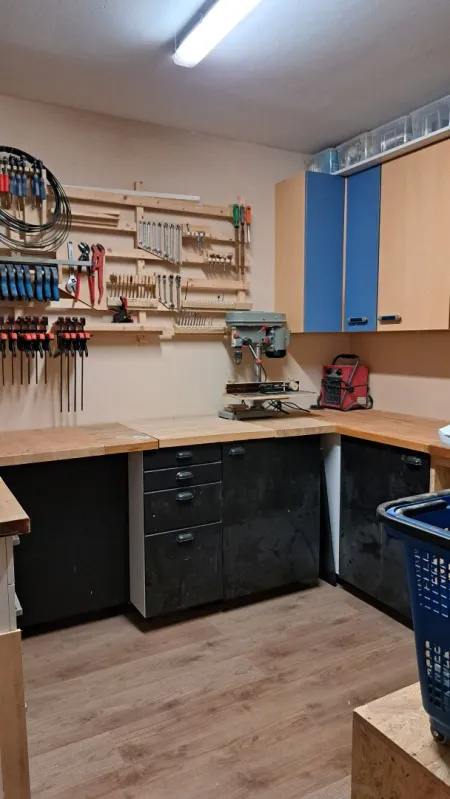 Werkstatt im Keller