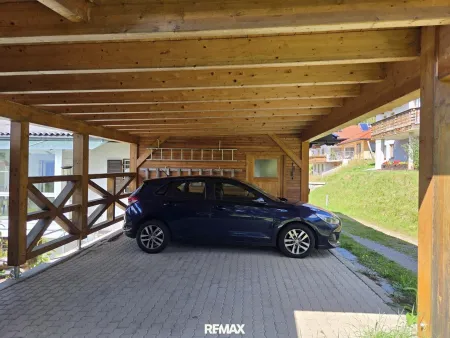 modernes Doppelcarport