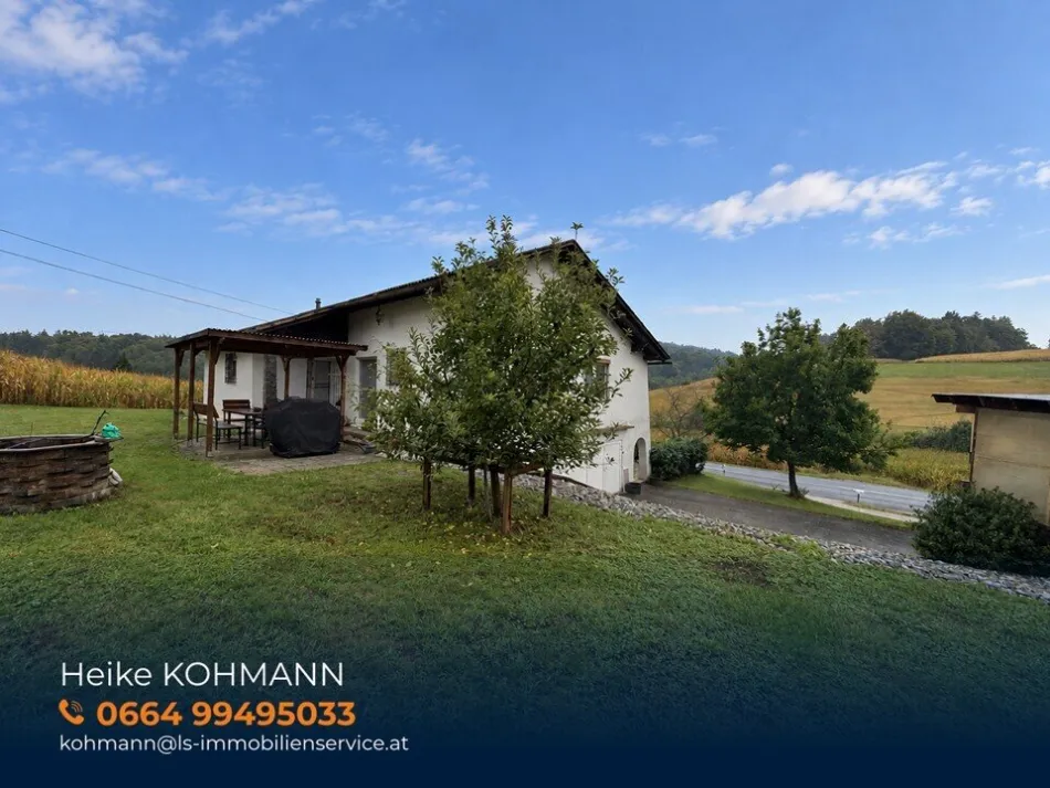 Gepflegtes Einfamilienhaus mit großem Grundstück und moderner Haustechnik – ca. 25 km von Graz - Titelbild