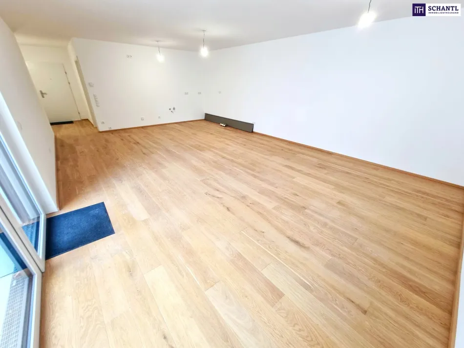 Fire Sale! Absolute Ruhelage mit Terrasse im Innenhof! Innovative Erdwärme + Perfekt aufgeteilte 3 Zimmer + Hochwertige Ausführung + Tiefgarage + Nachhaltig investiert! Jetzt zugreifen! - Titelbild