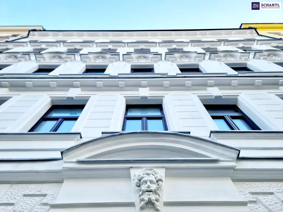 Altbauflair trifft Wohnkomfort - einziehen und verlieben! Kuschelige Kleinwohnung mit riesiger Loggia! Traumhaft sanierter Altbau + Perfekte Raumaufteilung + Hochwertige Ausstattung + Rundum saniertes Haus! - Titelbild