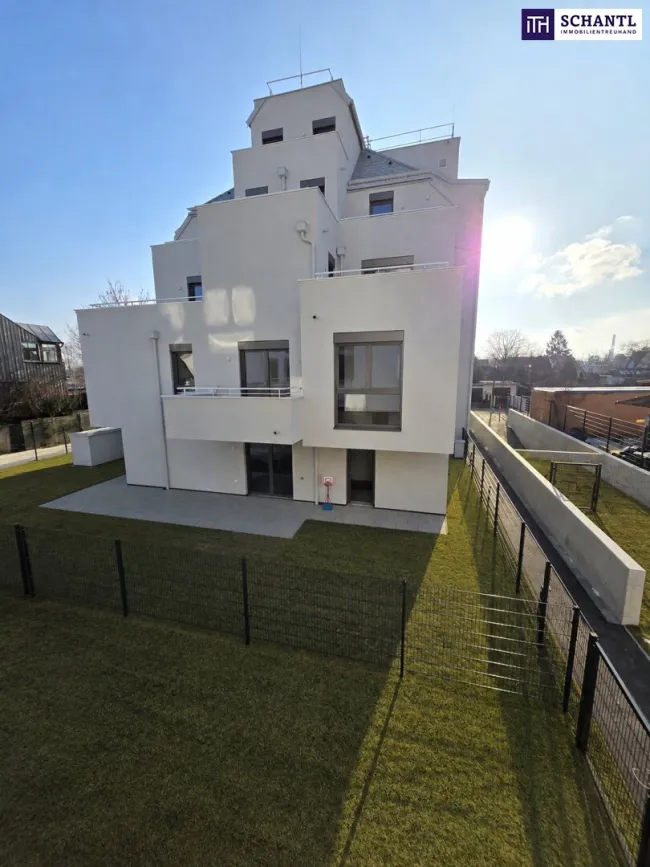 Ums Eck von Wiens schönsten naturnahen Gewässern! Klimaaktiv Bronze / Traum-Balkon / Traum-Wohnung / Traum-Lage! 3 Zimmer + Nachhaltige Energienutzung + Grün- und Ruhelage! - Titelbild
