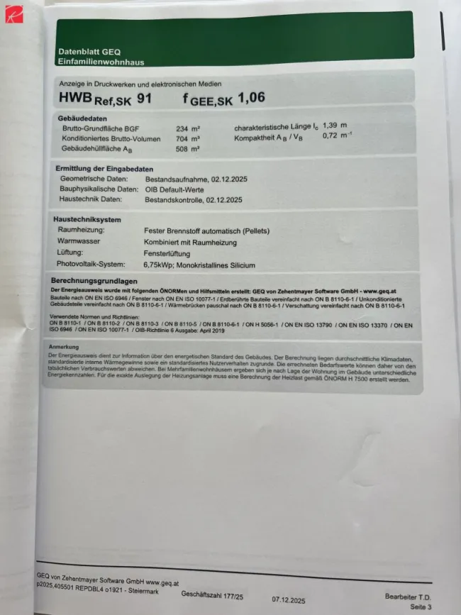 Energieausweis
