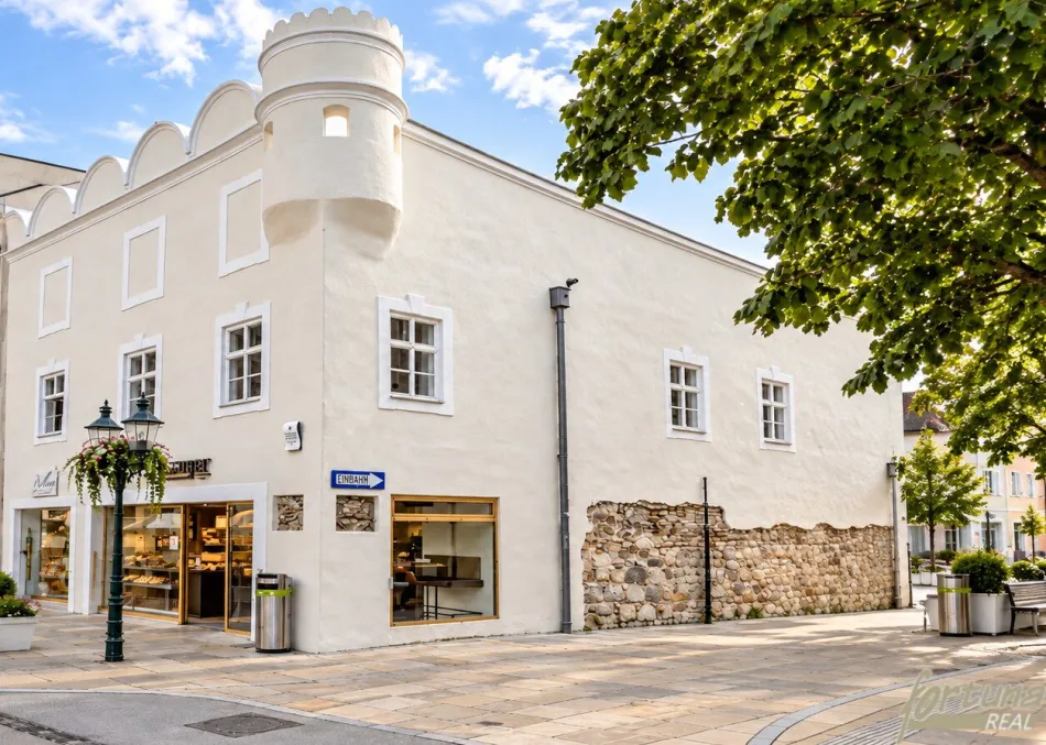 Historisches Stadthaus mit zwei Geschäften und Wohnungen in Tulln an der Donau - Titelbild