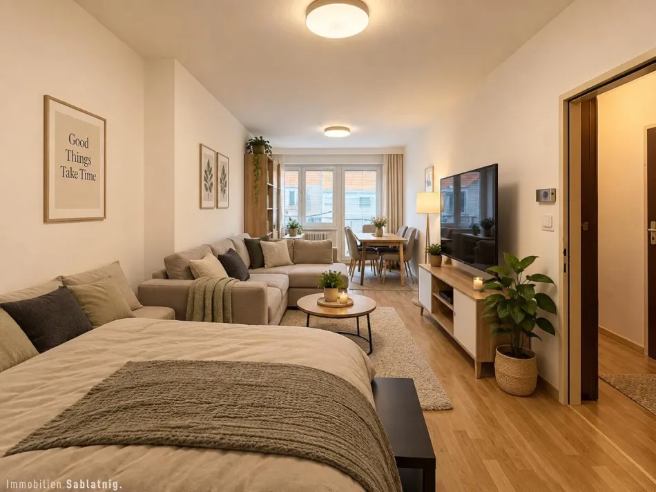 MODERN. PRAKTISCH. ZENTRAL! 2-Zimmer-Wohnung mit großzügiger Loggia! - Titelbild