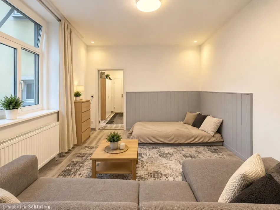 MODERN. PRAKTISCH. ZENTRAL! 2-Zimmer-Wohnung mit großzügiger Loggia! - Bild