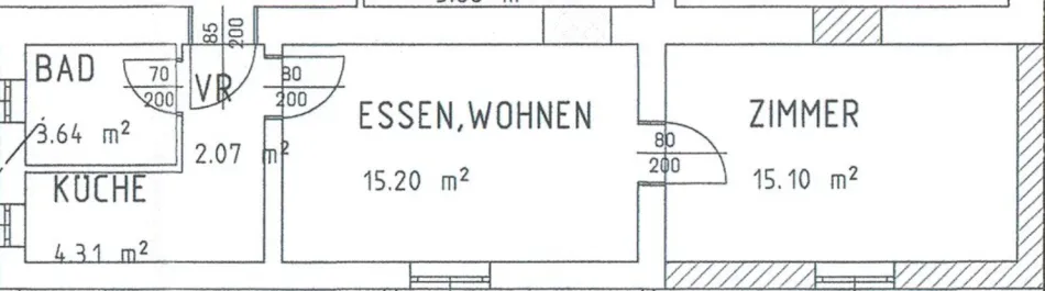 2-Zimmer Wohnung im Erdgeschoss direkt am Hauptplatz! - Bild
