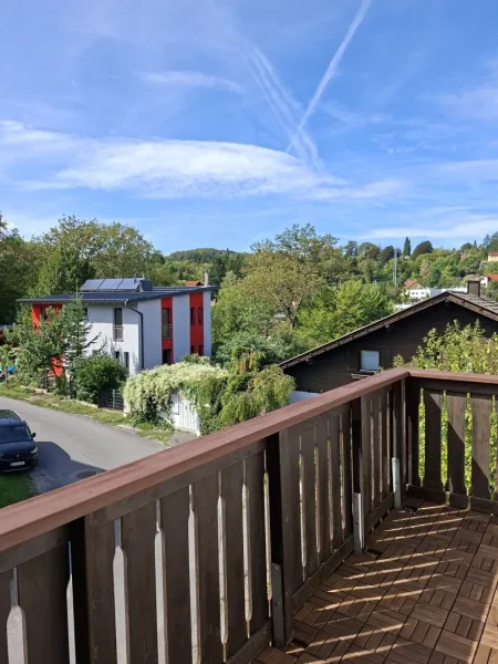 Blick vom Balkon