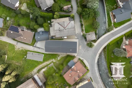 Zentrale Ferienwohnung in Mallnitz aus der Vogelperspektive