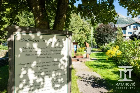 Kneippgarten in der Nähe - Ferienwohnung in Mallnitz
