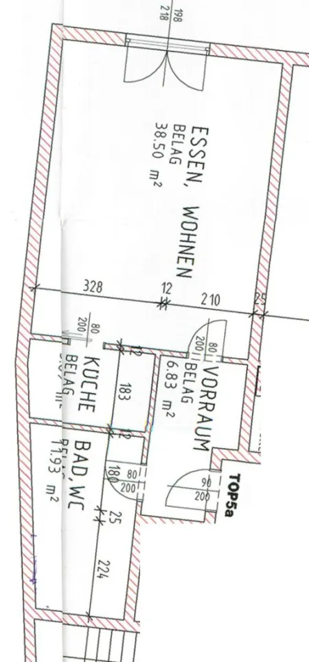 Großzügige 1,5-Zimmer-Whg am Hauptplatz Jennersdorf - Bild