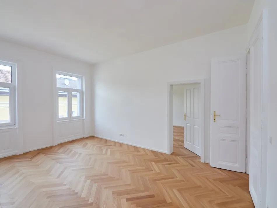 NEUWERTIG, ZENTRAL & RUHIG - MODERNE 3-ZIMMER-WOHNUNG MIT BALKON NÄHE NESTROYPLATZ - Titelbild