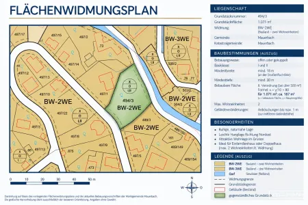Flächenwidmung visualisiert
