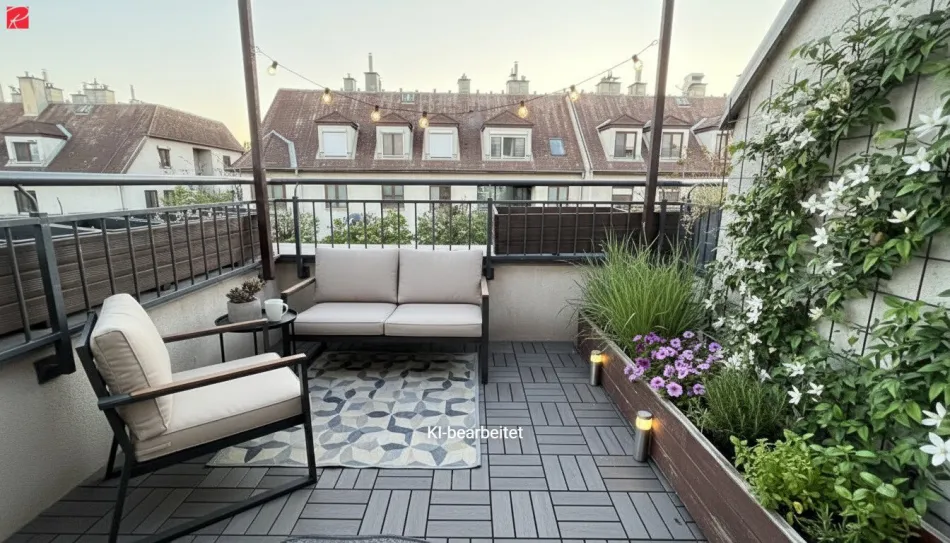 Großzügige 4-Zi-DG-Wohnung mit Terrasse & Garage - Titelbild