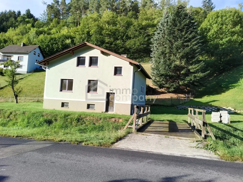 Charmantes Einfamilienhaus mit Garten in Kirchschlag – Ihr Sanierungsprojekt wartet! - Titelbild