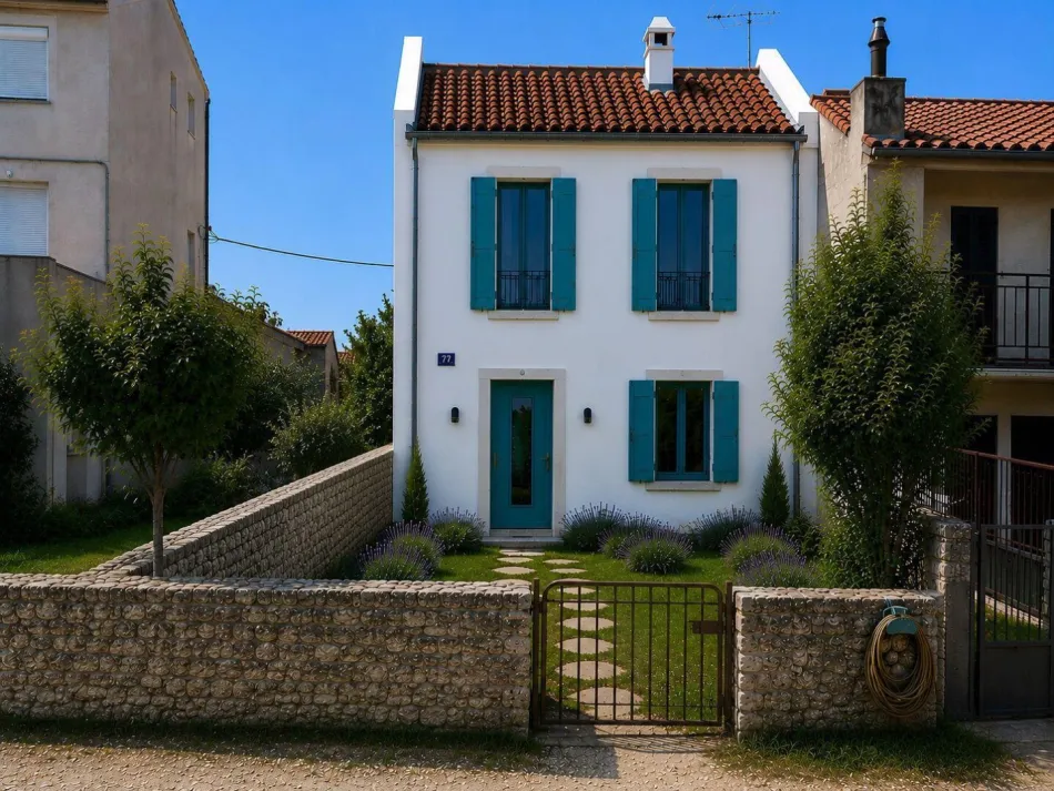 Neu gebautes, möbliertes Haus in Veli Vrh bei Pula - Titelbild