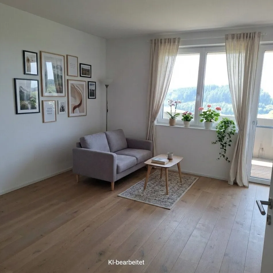 2 Zimmerwohnung in absoluter RUHELAGE im GRÜNEN mit NEUER KÜCHE! - Bild