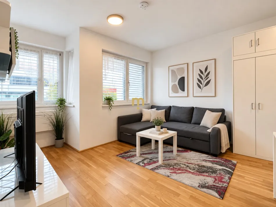 Direkt am Wasser: möblierte 2-Zimmer-Wohnung nahe UNO City & U1 Alte Donau/Kagran - Titelbild