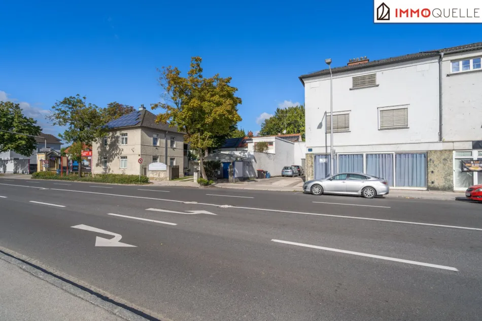 Wo Wohnen und Arbeiten zusammenfinden - Vielseitiges Wohn- und Geschäftshaus mit großzügiger Terrasse, Werkstatt, Garage und flexiblen Nutzungsmöglichkeiten in Wels - Titelbild