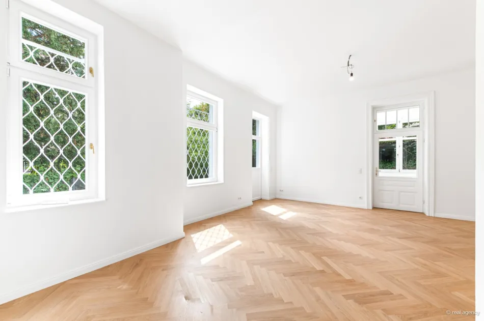 hochwertige 3 Zimmer Wohnung mit Garten & Veranda in 1130 Wien zu Kaufen - Bild