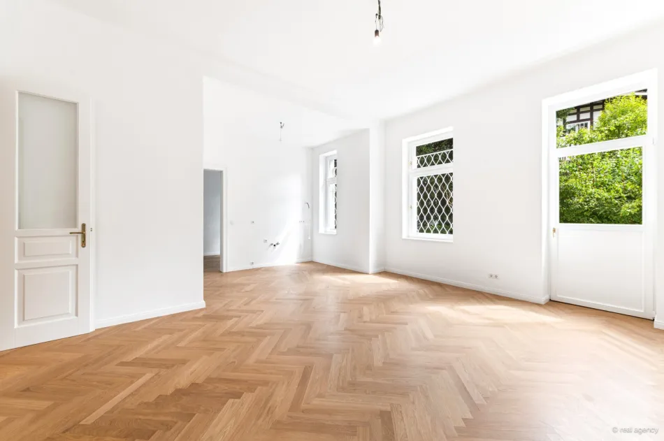 hochwertige 3 Zimmer Wohnung mit Garten & Veranda in 1130 Wien zu Kaufen - Titelbild