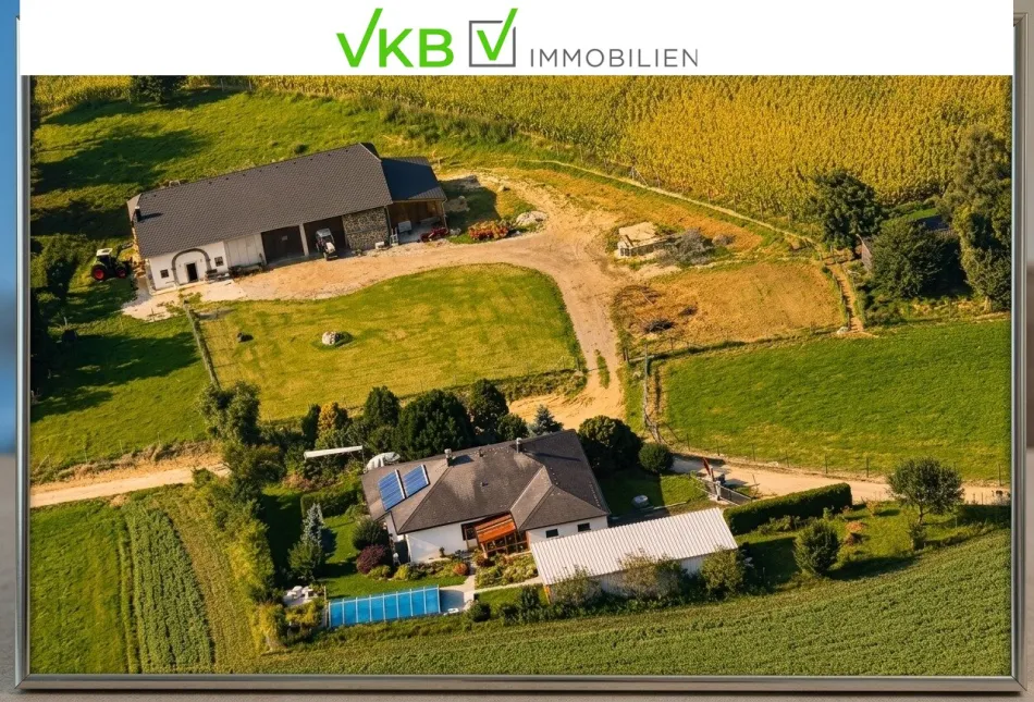 Exklusive Liegenschaft in Weißkirchen – Großzügiges Einfamilienhaus mit Pool, Nebengebäuden & außergewöhnlichem Entwicklungspotenzial - Titelbild
