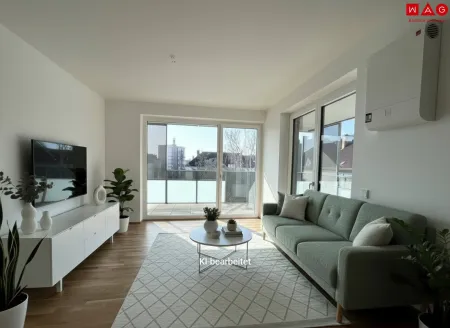 Möblierungsvorschlag Wohnzimmer KI generiert