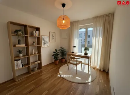 Möblierungsvorschlag Homeoffice KI generiert