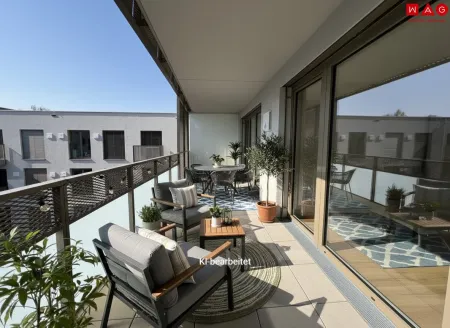 Möblierungsvorschlag Balkon KI generiert