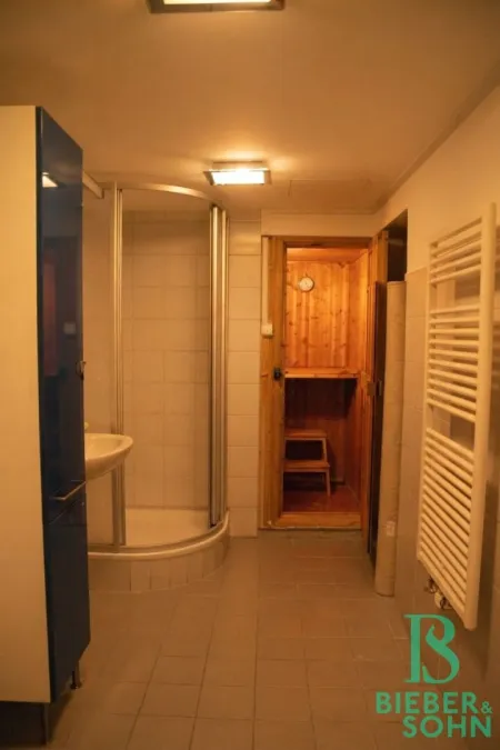 Keller - Duschbad mit Sauna