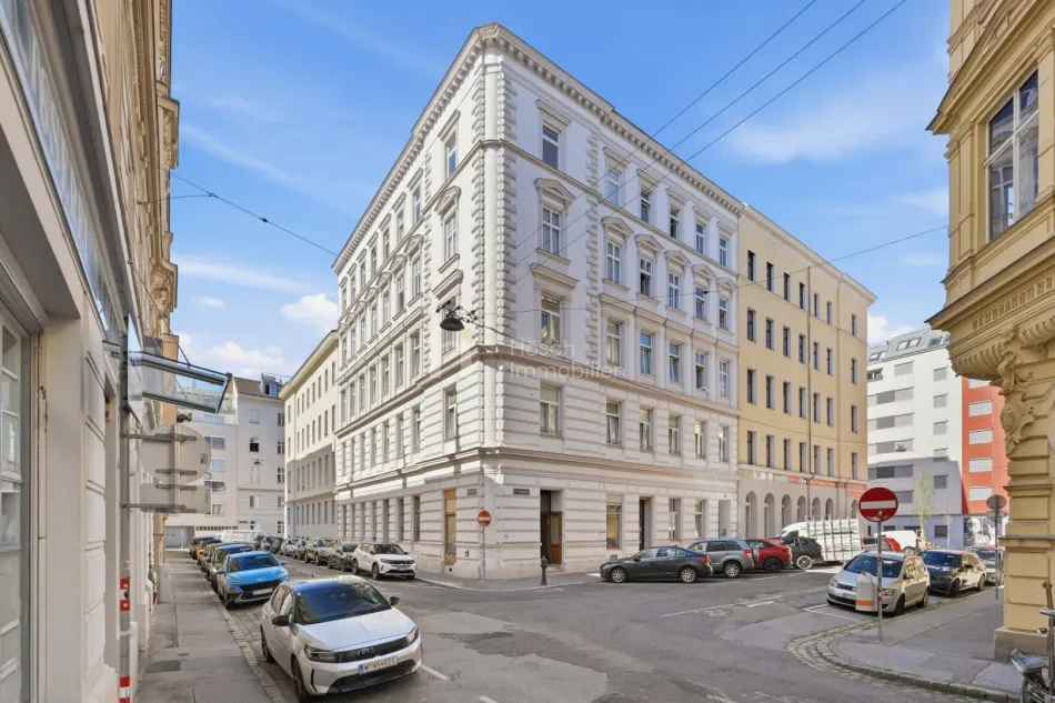 Leopoldstadt am Augarten | Wohnen, Werkstatt und Lager in einem Eckhaus - Titelbild