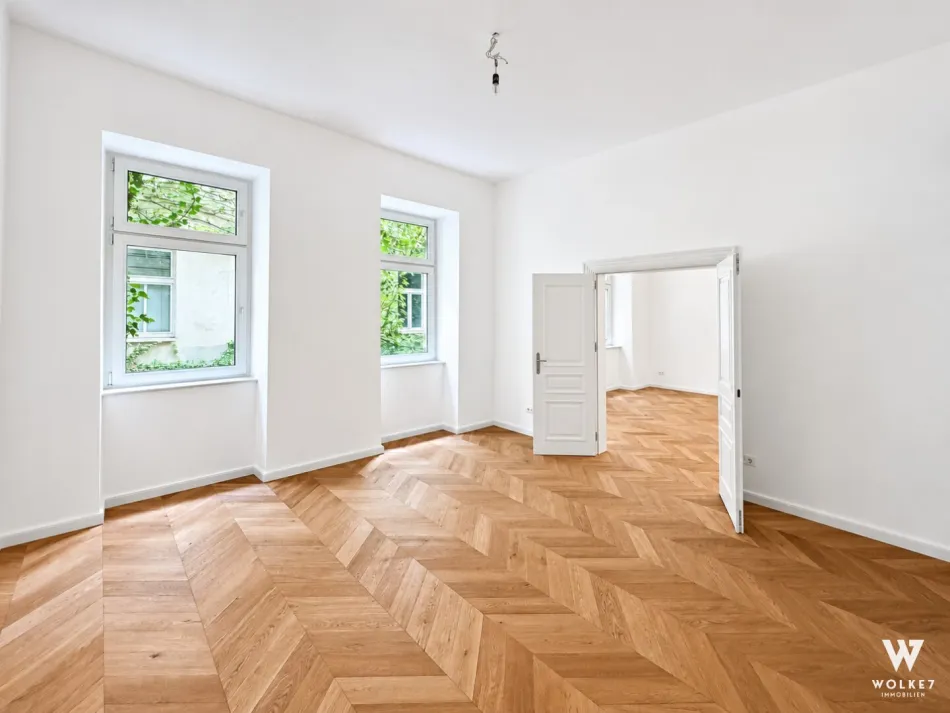 Traumhaftes Altbaujuwel nach Kernsanierung | 3 Zimmer | U3 Rochusgasse | Absolute Ruhelage | Erstbezug - Bild