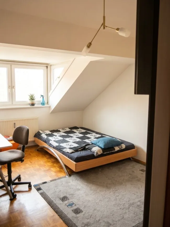 Helle 3-Zimmer-Galeriewohnung in Uni-Nähe - Bild