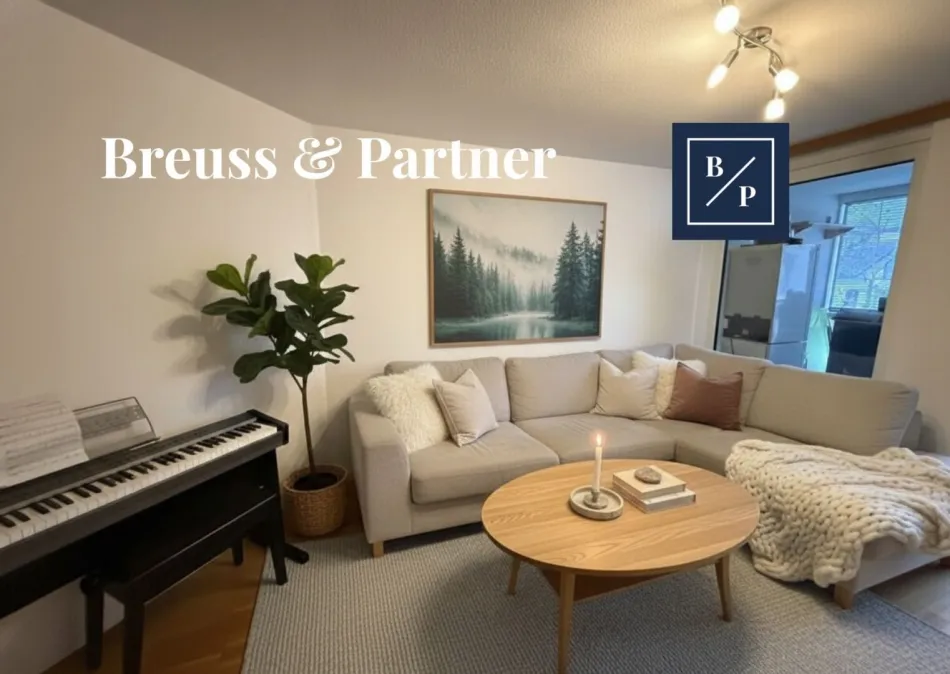 Entzückende 3 Zimmer Wohnung mit Loggia & Tiefgarage in Bregenz - Titelbild